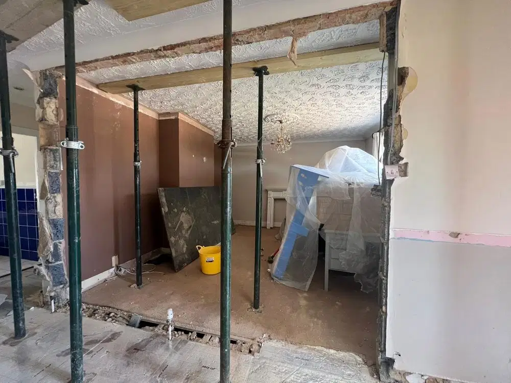 Extension and garage conversion project photo 41