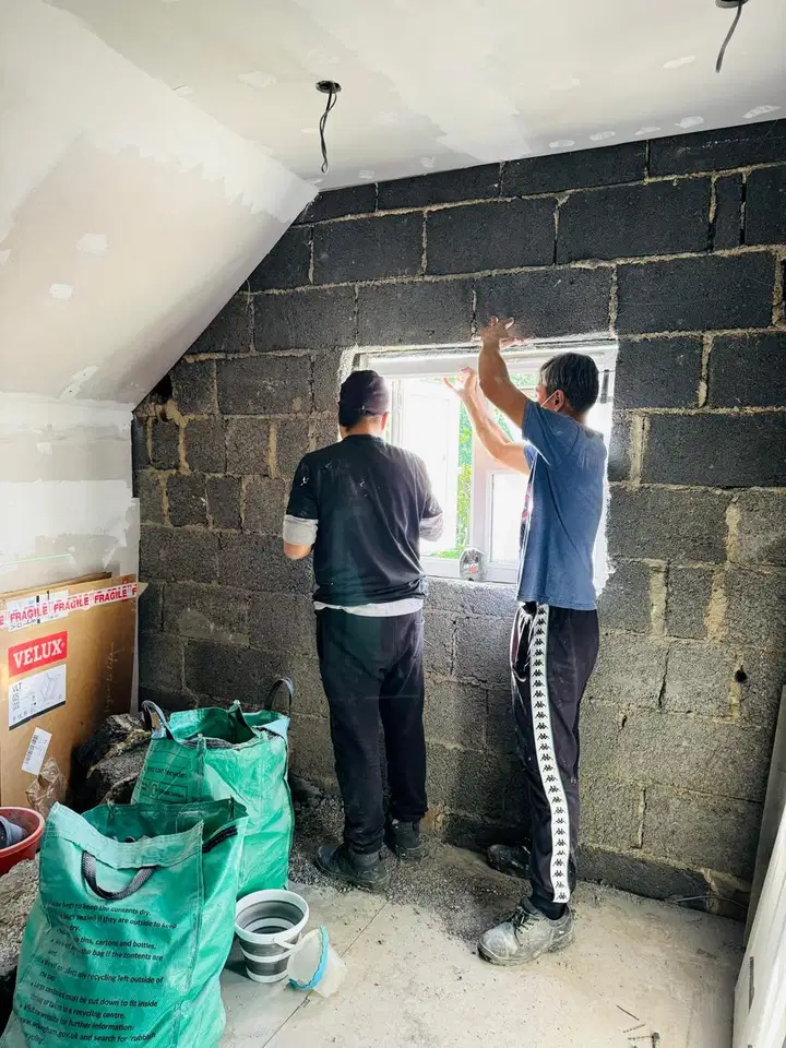 Extension and garage conversion project photo 39